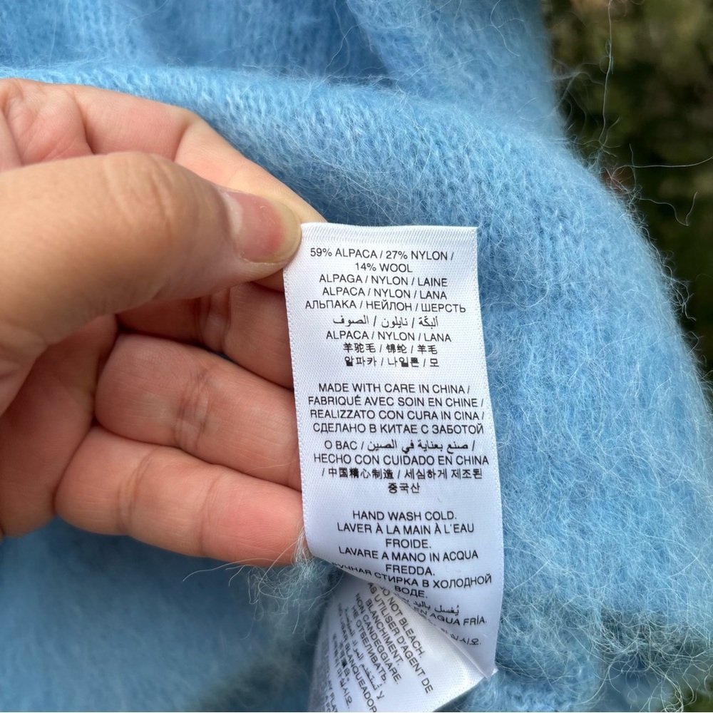 HEARST SWEATER — SEASHORE BLUE — size XL — EUC - Picture 5 of 7